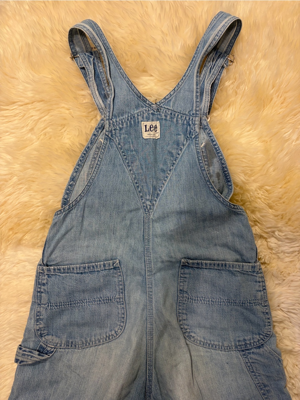 Vintage Lee worn-in Denim Overalls
